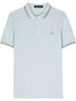 logo-embroidered cotton polo shirt