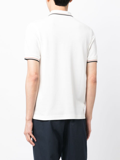 embroidered-logo polo shirt