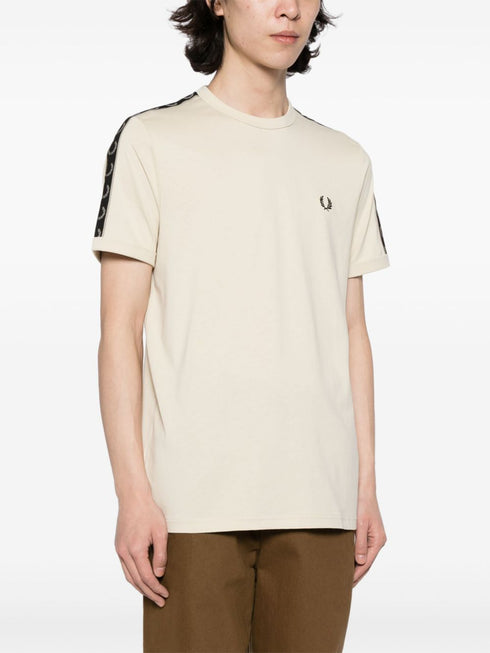 bawełniana koszulka z haftowanym logo