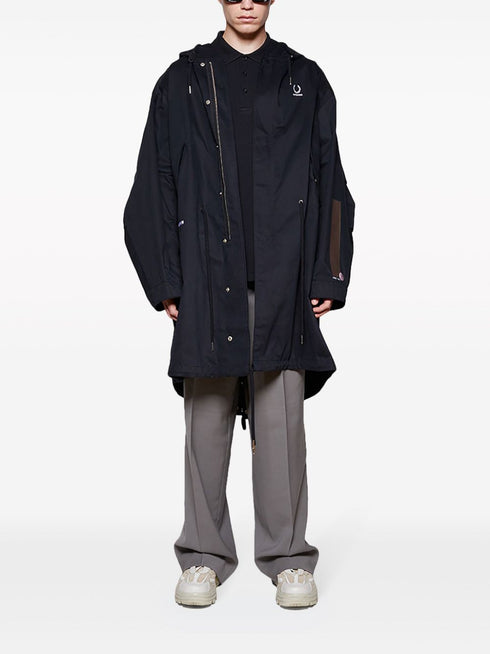 logo-embroidered cotton polo shirt