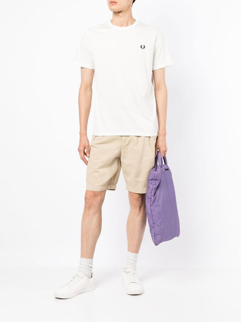 bawełniana koszulka z haftowanym logo