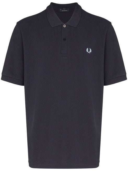 embroidered logo polo shirt