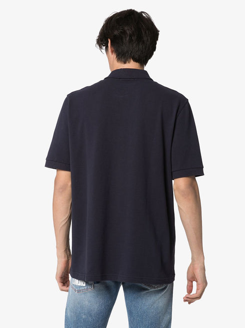 embroidered logo polo shirt