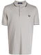 contrast-trim cotton polo shirt