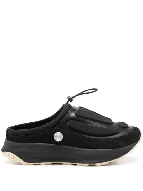 Musmo panelled drawstring mules