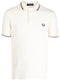 contrast-trim cotton polo shirt