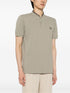 stripe-trim cotton polo shirt