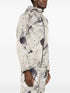 abstract-print hooded jacket