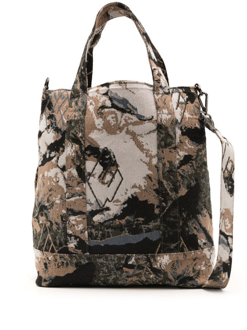 Swiss Alps-jacquard tote bag