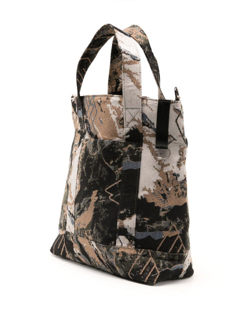 Swiss Alps-jacquard tote bag