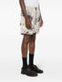 abstract-print drawstring shorts