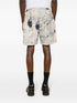 abstract-print drawstring shorts