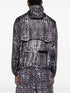 graphic-print hood jacket