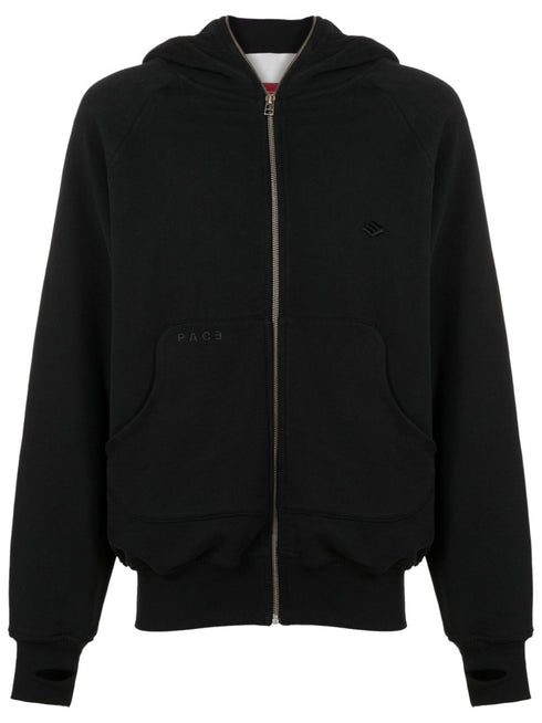 X-PHORA zip-up cotton hoodie