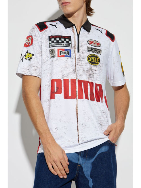 x A$AP Rocky printed polo shirt