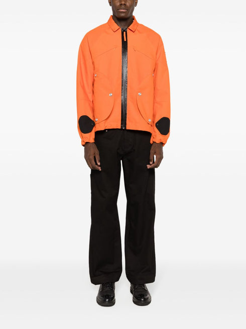 stud-detail shirt jacket