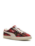 Suede VTG Harris Tweed "Frosted Ivory/Red" sneakers