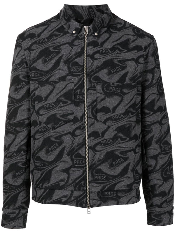 XP W Afterwork patterned-jacquard jacket