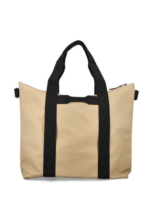 W3 contrasting-trim tote bag