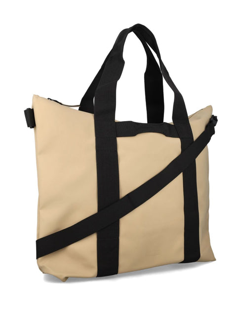 W3 contrasting-trim tote bag