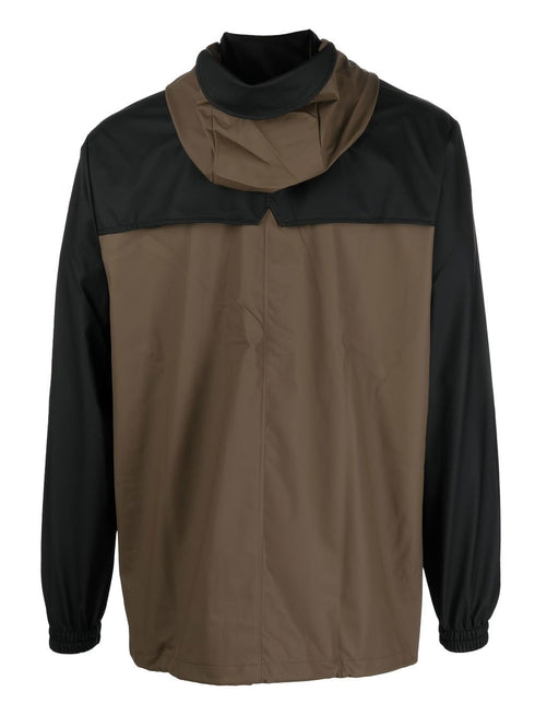 Hooded zip-up windbreaker