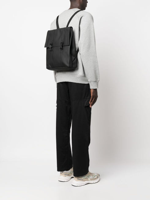 MSN logo-debossed backpack