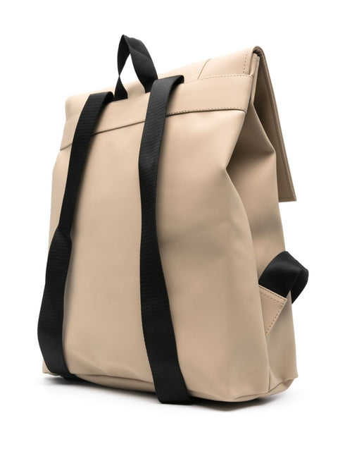 logo-debossed backpack