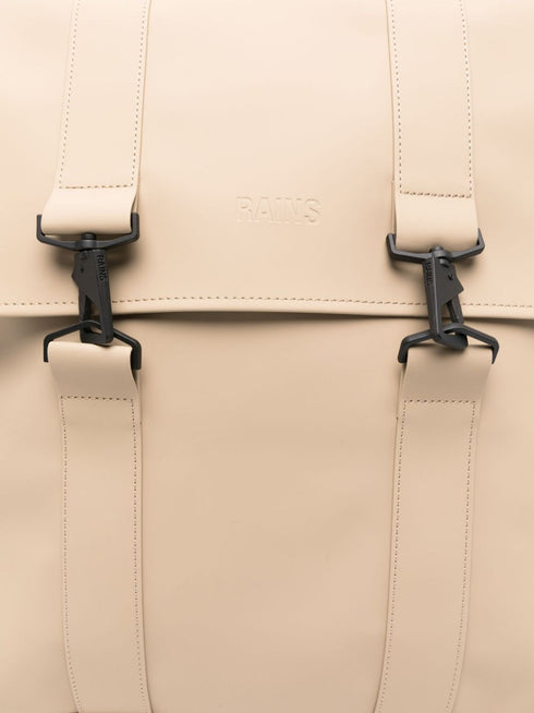 logo-debossed backpack