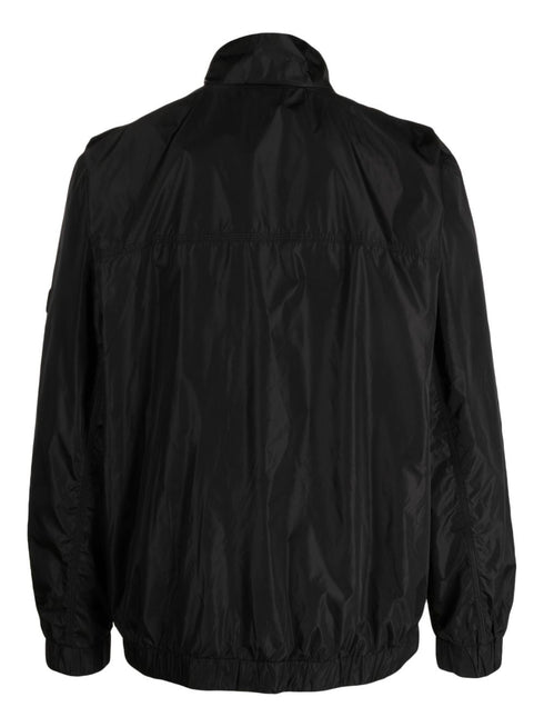 high-neck lightweight jacket