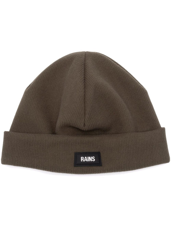 Logo-appliqué Ribbed Beanie