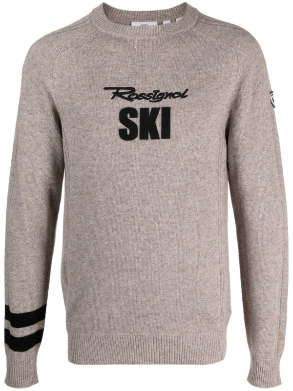 Signature logo-embroidered sweater