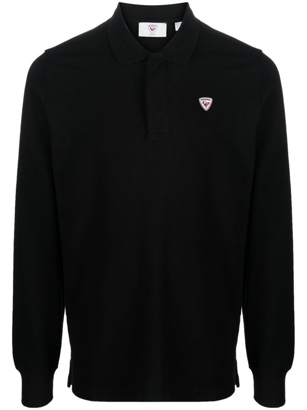 long-sleeve polo shirt