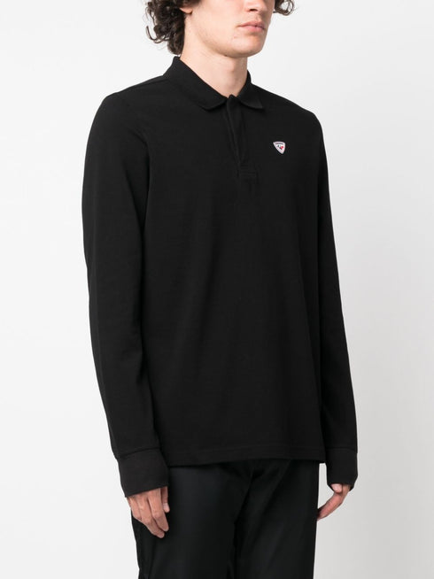 long-sleeve polo shirt
