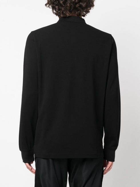 long-sleeve polo shirt