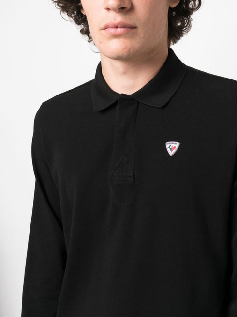 long-sleeve polo shirt