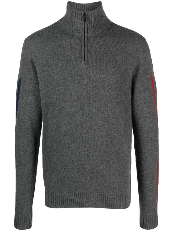 Signature half-zip sweater