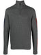 Signature half-zip sweater