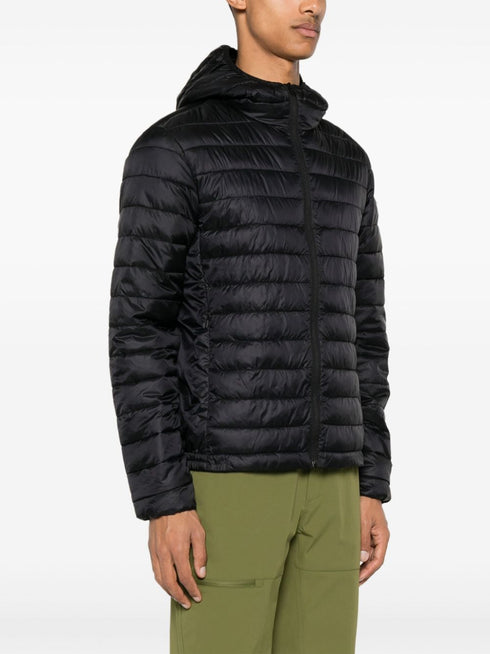 hooded insulated jacket