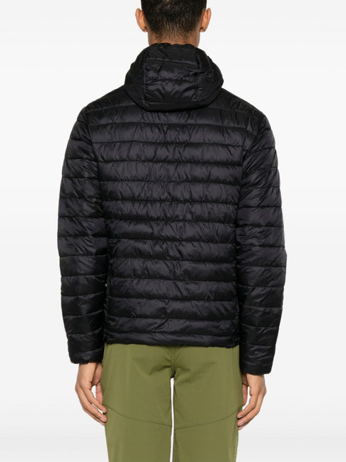 hooded insulated jacket