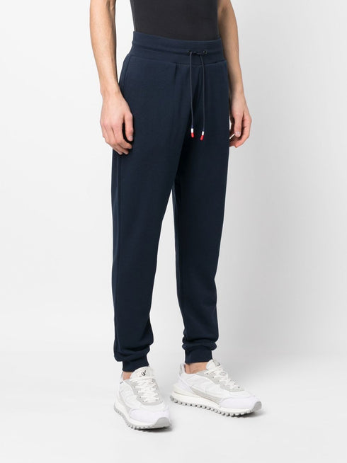 logo-patch fleece track pants