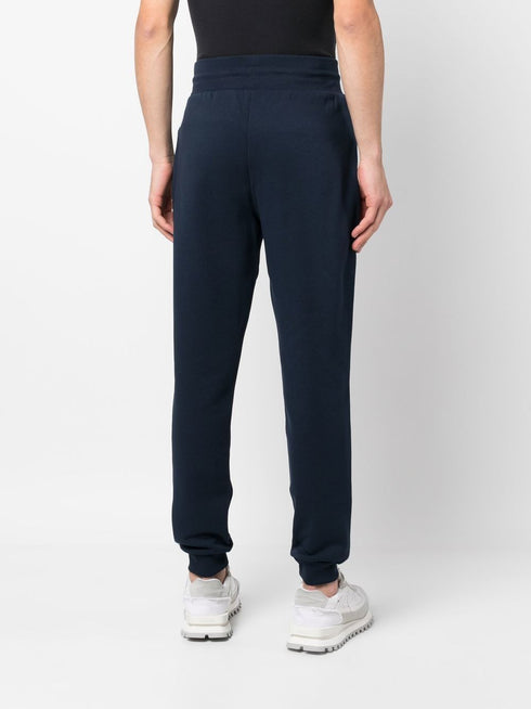 logo-patch fleece track pants