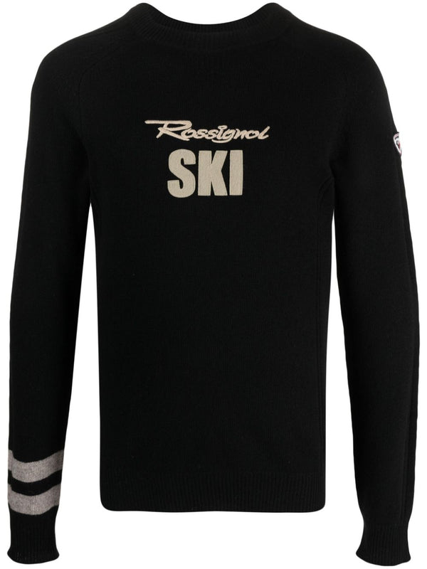 Signature logo-embroidered sweater