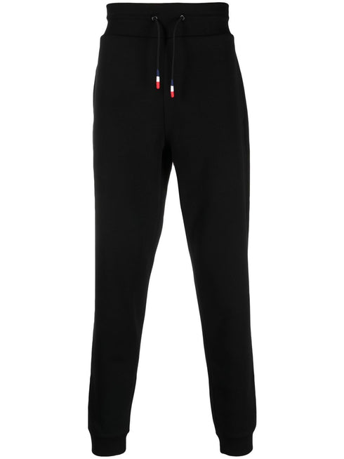 logo-patch fleece track pants