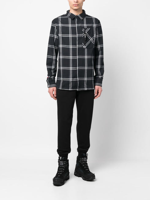 logo-patch fleece track pants