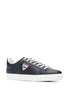 logo patch low top sneakers