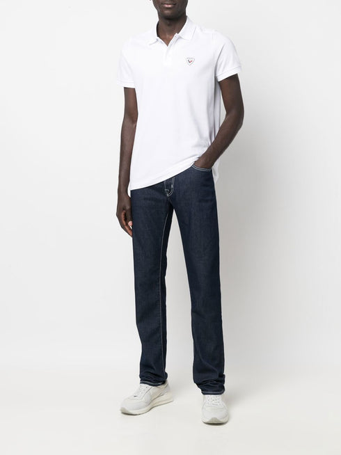 koszulka polo z aplikacją z logo