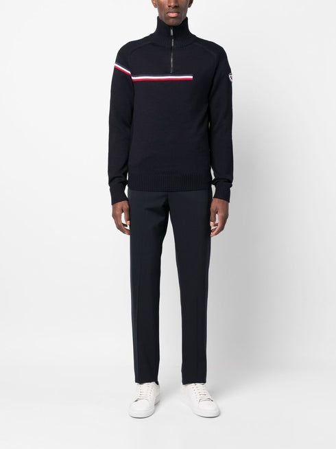 Major zip-up sweater