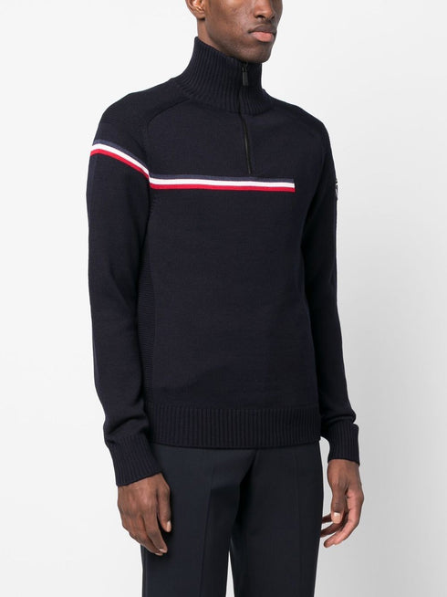 Major zip-up sweater