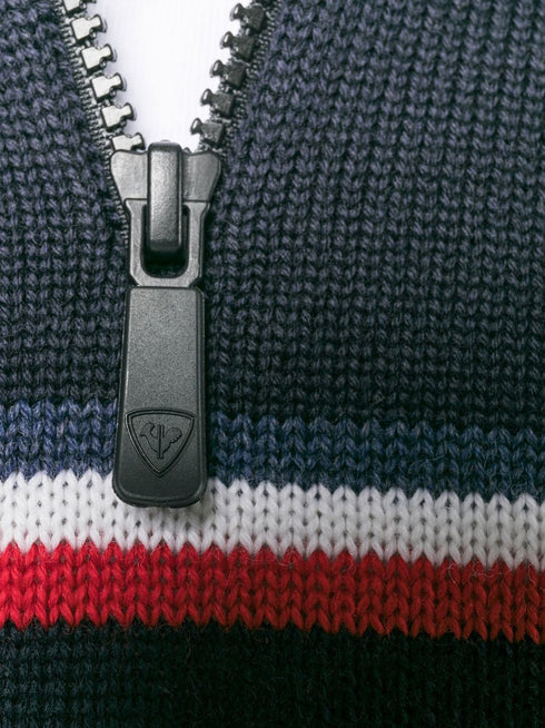 Major zip-up sweater