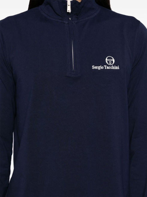 logo embroidery long-sleeves performance T-shirt